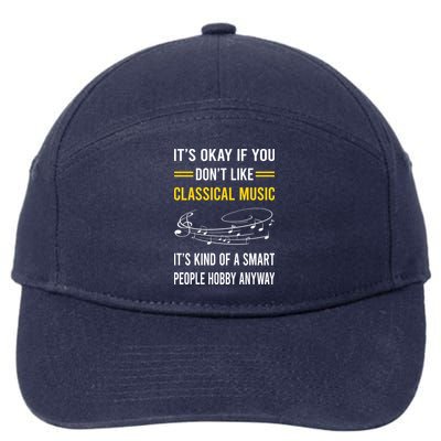 Smart People Hobby Classical Music 7-Panel Snapback Hat