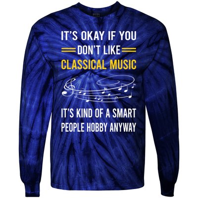 Smart People Hobby Classical Music Tie-Dye Long Sleeve Shirt