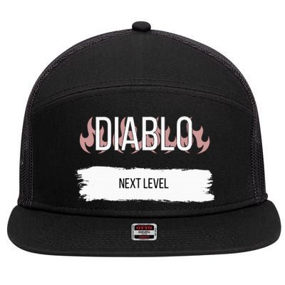 Sauce Packet Hot Diablo 7 Panel Mesh Trucker Snapback Hat