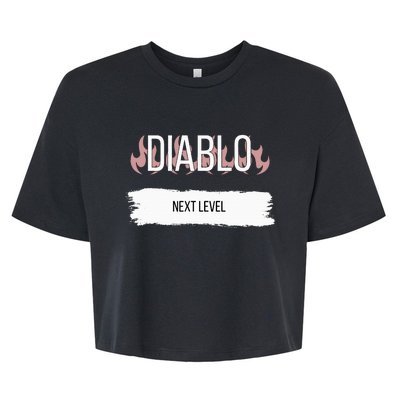 Sauce Packet Hot Diablo Bella+Canvas Jersey Crop Tee