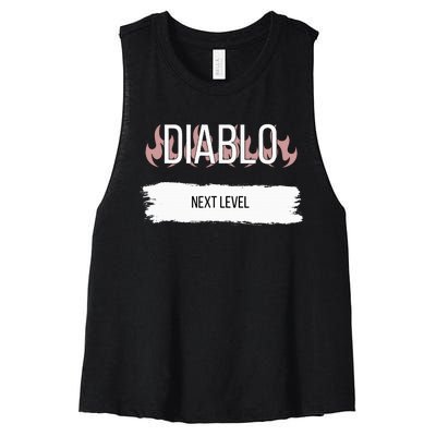 Sauce Packet Hot Diablo Women's Racerback Cropped Tank