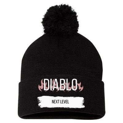 Sauce Packet Hot Diablo Pom Pom 12in Knit Beanie