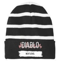 Sauce Packet Hot Diablo Striped Beanie with Solid Band