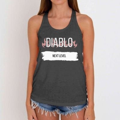 Sauce Packet Hot Diablo Women's Knotted Racerback Tank