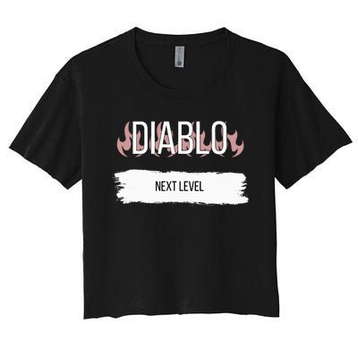 Sauce Packet Hot Diablo Women's Crop Top Tee