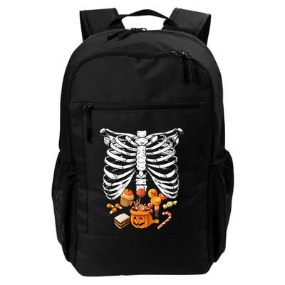 Skeleton Pregnancy Halloween Candy Rib Cage Backpack