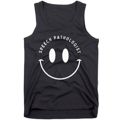 Speech Pathologist Happy Smile Speech Pathology Tank Top