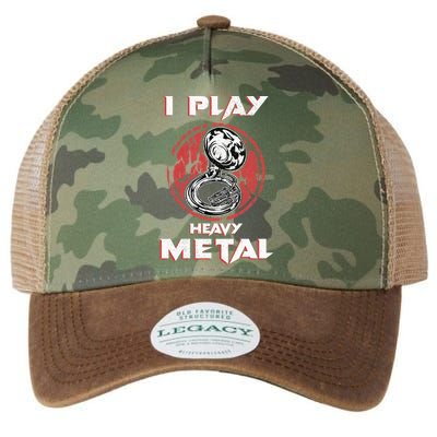 Sousaphone Play Heavy Metal Marching Band Legacy Tie Dye Trucker Hat