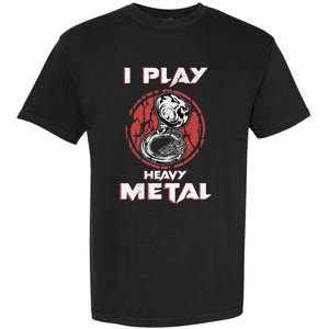 Sousaphone Play Heavy Metal Marching Band Garment-Dyed Heavyweight T-Shirt