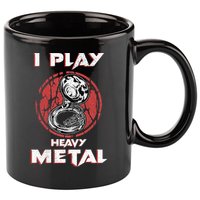 Sousaphone Play Heavy Metal Marching Band 11oz C Handle Ceramic Mug