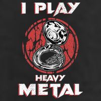 Sousaphone Play Heavy Metal Marching Band 11oz C Handle Ceramic Mug