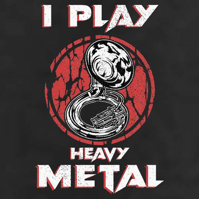 Sousaphone Play Heavy Metal Marching Band 11oz C Handle Ceramic Mug