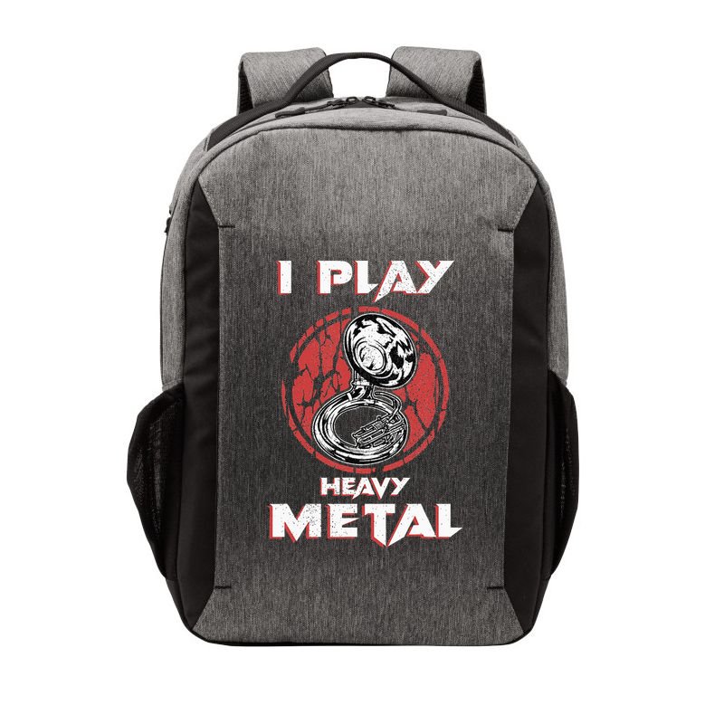 Sousaphone Play Heavy Metal Marching Band Vector Backpack