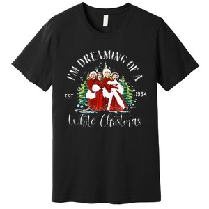 Sisters Pajamas Holiday Xmas Snow White Christmas Movie 1954 Premium T-Shirt