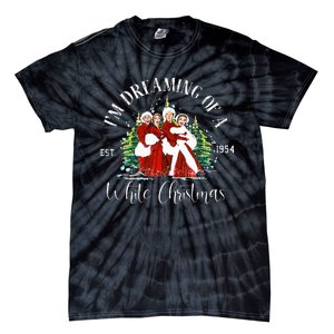 Sisters Pajamas Holiday Xmas Snow White Christmas Movie 1954 Tie-Dye T-Shirt