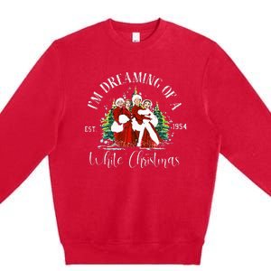 Sisters Pajamas Holiday Xmas Snow White Christmas Movie 1954 Premium Crewneck Sweatshirt