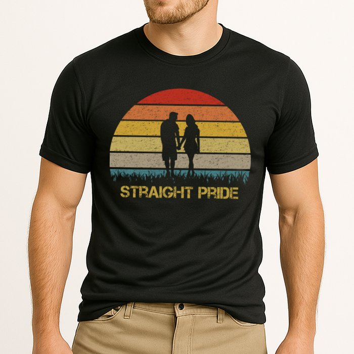 Straight Pride Heterosexual Pride Cooling Performance Crew T-Shirt