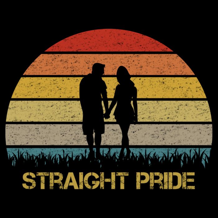 Straight Pride Heterosexual Pride Cooling Performance Crew T-Shirt