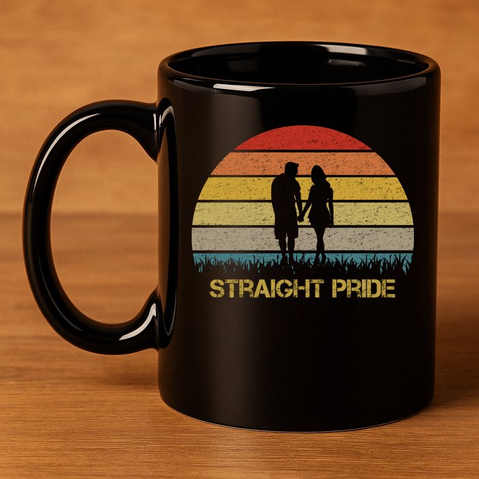 Straight Pride Heterosexual Pride 11oz C Handle Ceramic Mug