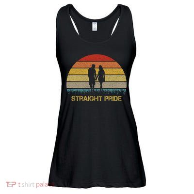 Straight Pride Heterosexual Pride Ladies Essential Flowy Tank