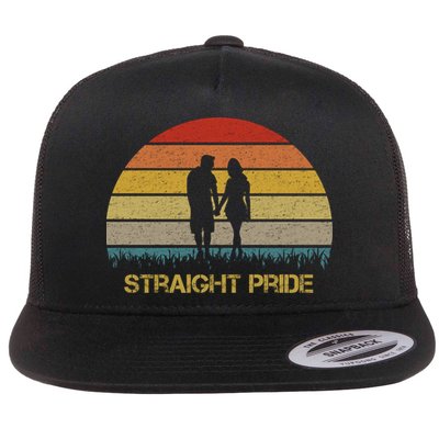 Straight Pride Heterosexual Pride Flatbill Hat