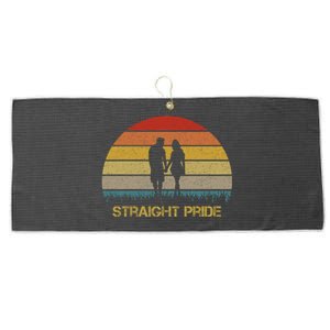 Straight Pride Heterosexual Pride Large Microfiber Waffle Golf Towel