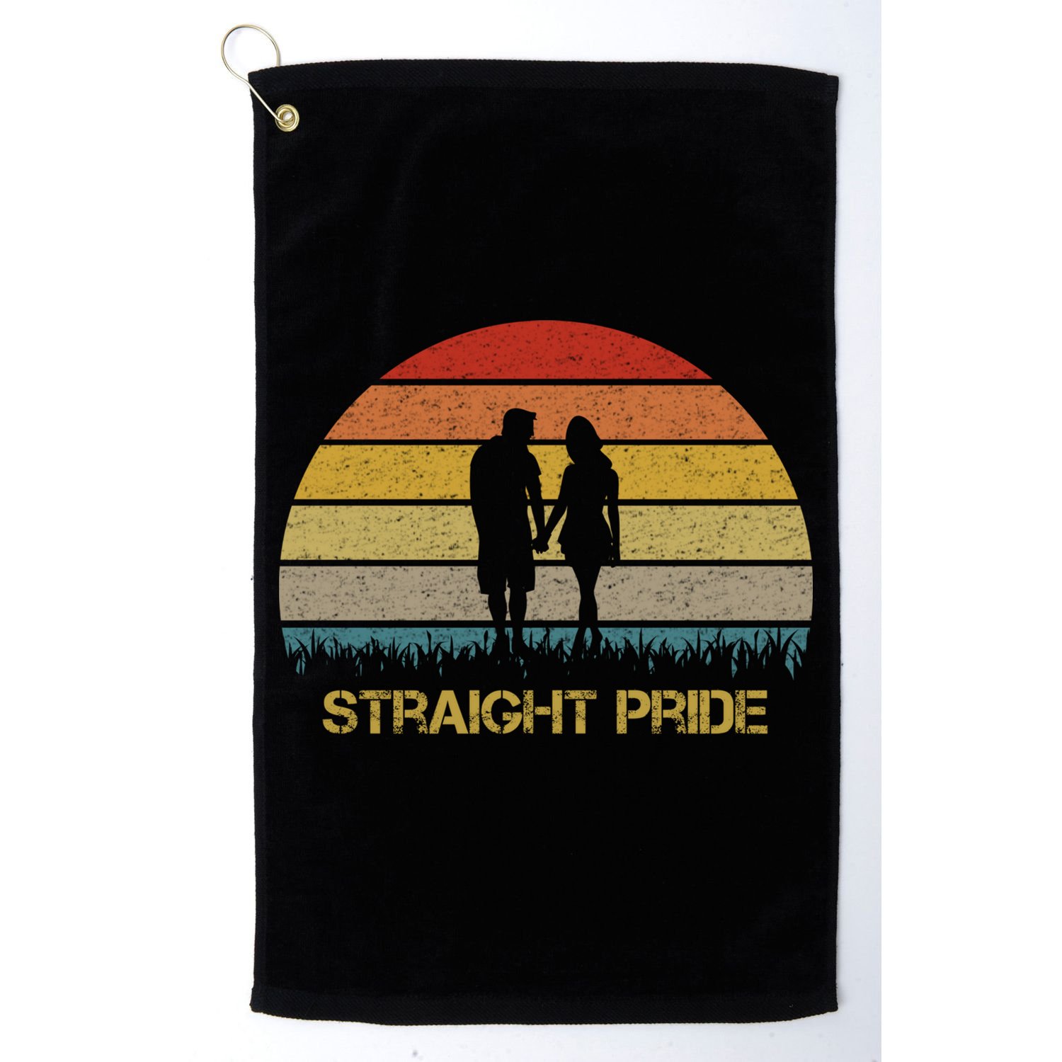 Straight Pride Heterosexual Pride Golf Towel