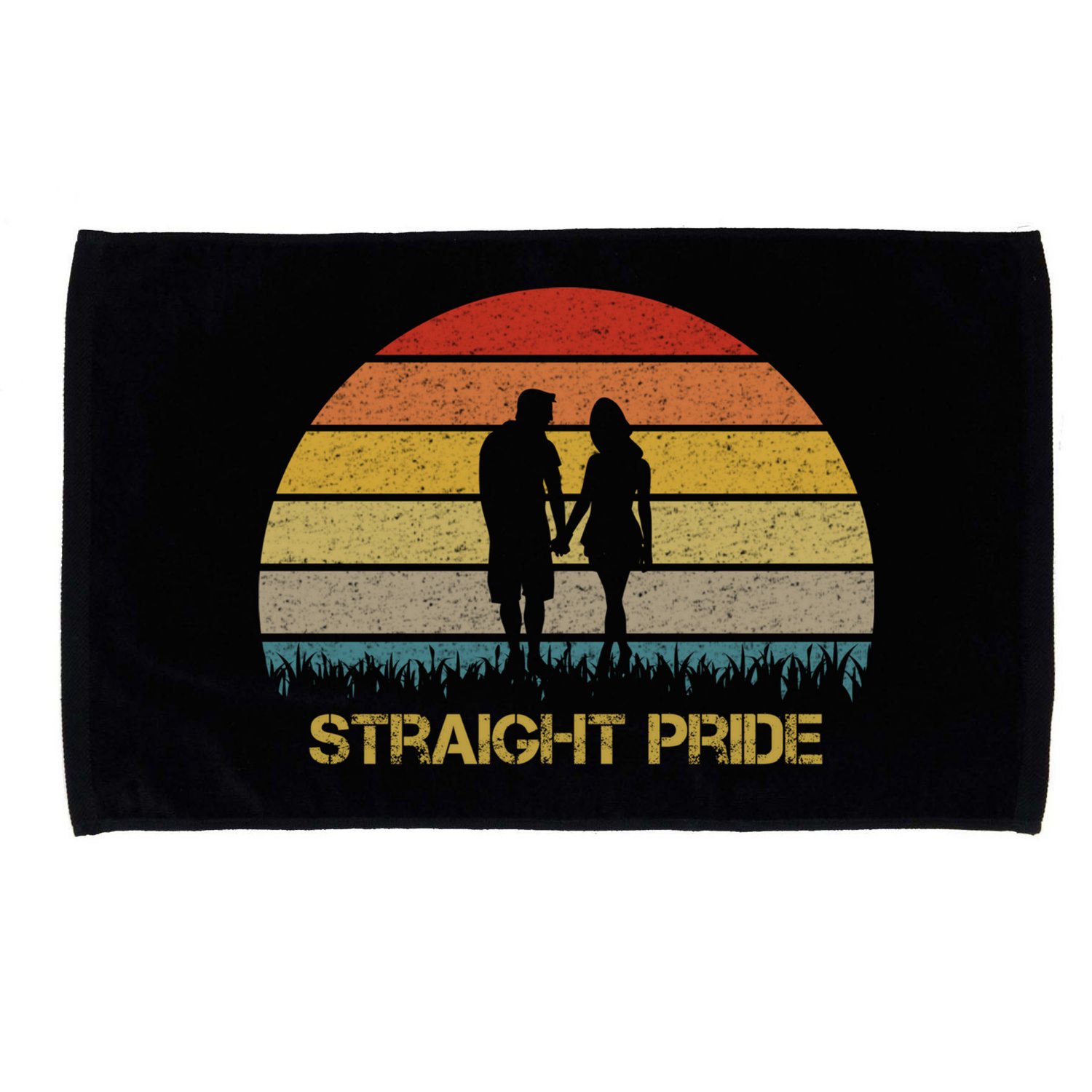 Straight Pride Heterosexual Pride Microfiber Hand Towel