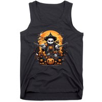 Samurai Panda Halloween Costume Panda Funny Halloween Tank Top