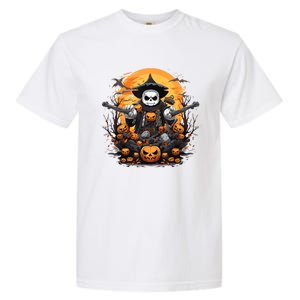 Samurai Panda Halloween Costume Panda Funny Halloween Garment-Dyed Heavyweight T-Shirt