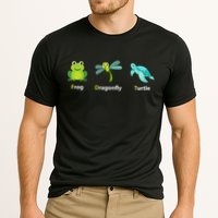 Subtle Political Humor Frog Dragonfly Turtle  Performance Shirt