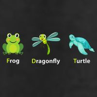 Subtle Political Humor Frog Dragonfly Turtle  Adult Drive Performance Visor