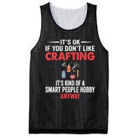 Smart People Hobby Crafting - Funny Crafters Mesh Reversible Basketball Jersey Tank