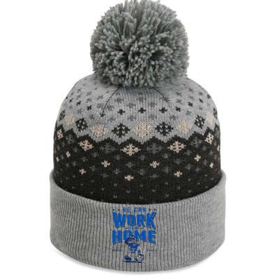 Salvador Perez He Can Work From Home Apparel The Baniff Cuffed Pom Beanie