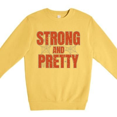 Strong & Pretty Halloween Premium Crewneck Sweatshirt