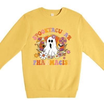 Spooktacular Pharmacists Happy Halloween Matching Premium Crewneck Sweatshirt