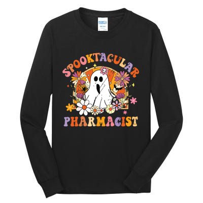 Spooktacular Pharmacists Happy Halloween Matching Tall Long Sleeve T-Shirt