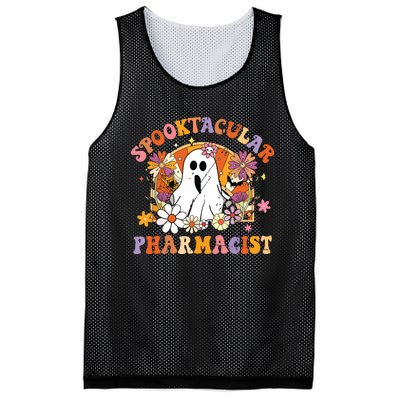 Spooktacular Pharmacists Happy Halloween Matching Mesh Reversible Basketball Jersey Tank