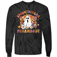 Spooktacular Pharmacists Happy Halloween Matching Tie-Dye Long Sleeve Shirt