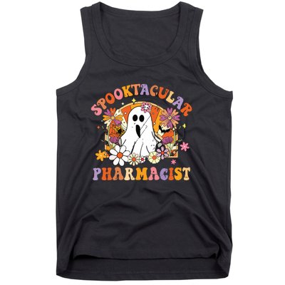 Spooktacular Pharmacists Happy Halloween Matching Tank Top