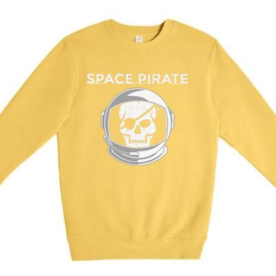 Space Pirate Halloween Costume For Pirate Astronaut Fan Premium Crewneck Sweatshirt