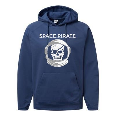 Space Pirate Halloween Costume For Pirate Astronaut Fan Performance Fleece Hoodie