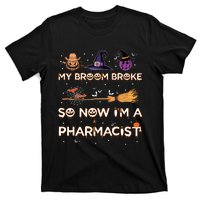 Spooky Pharmacist Halloween Costume Pharmacist Apparel T-Shirt