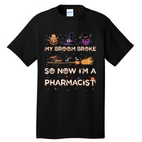 Spooky Pharmacist Halloween Costume Pharmacist Apparel Tall T-Shirt