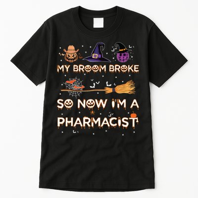 Spooky Pharmacist Halloween Costume Pharmacist Apparel Tall T-Shirt