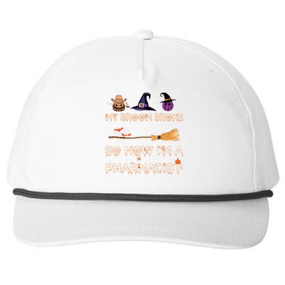 Spooky Pharmacist Halloween Costume Pharmacist Apparel Snapback Five-Panel Rope Hat