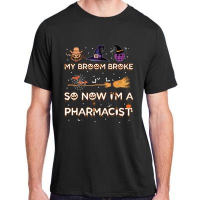 Spooky Pharmacist Halloween Costume Pharmacist Apparel Adult ChromaSoft Performance T-Shirt