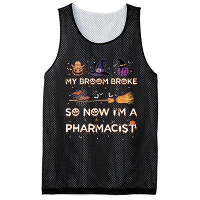 Spooky Pharmacist Halloween Costume Pharmacist Apparel Mesh Reversible Basketball Jersey Tank