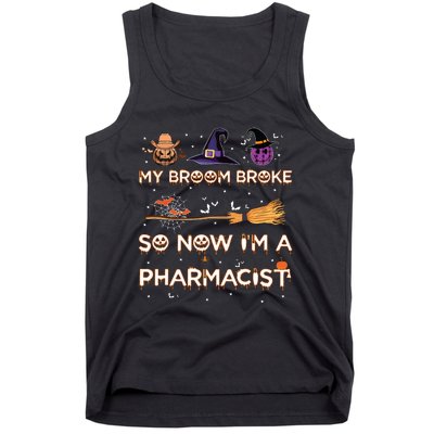 Spooky Pharmacist Halloween Costume Pharmacist Apparel Tank Top