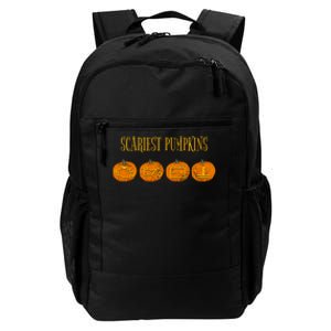 Scary Pumpkin Halloween Car Mechanic Funny Joke Daily Commute Backpack